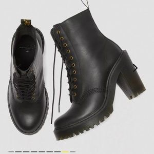 Doc Marten Heeled Leather Boot